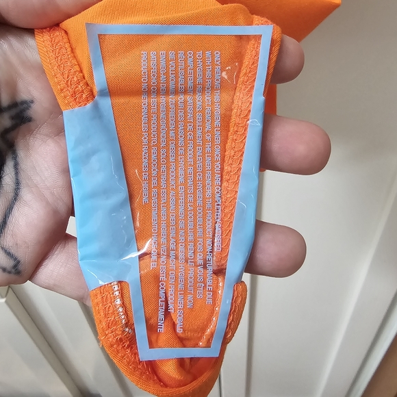 NWT Orange ASOS Bodysuit - Picture 8 of 9